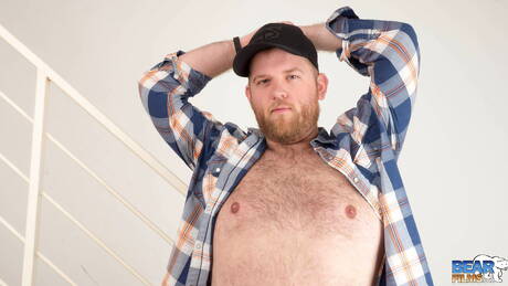 Hot Jef Heart jerk off his dick