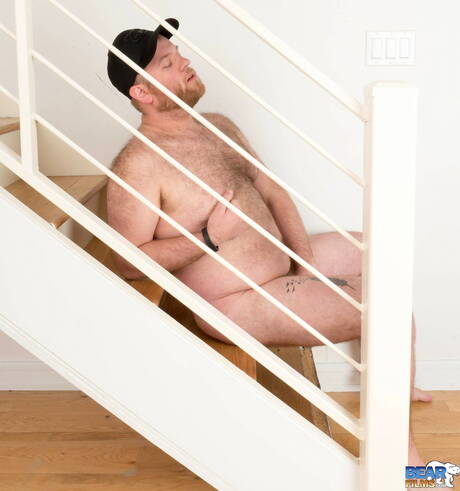 ホットなジェフ・ハートがペニスをしごく