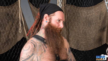 Amerykański niedźwiedź Christophe Arsenault ma przyjemność