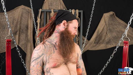 Amerykański niedźwiedź Christophe Arsenault ma przyjemność