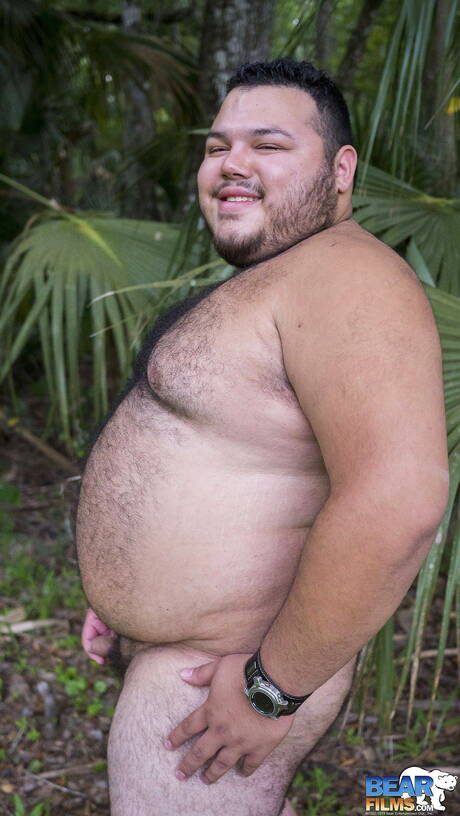 Sexy Michael Romero posing naked outdoor