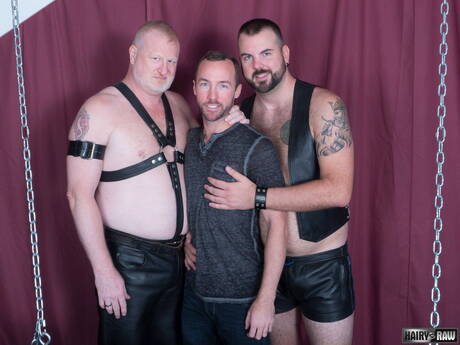 Shameless guys Rusty Mcmann, Aiden Storm and Alex Hawk in hot groupsex