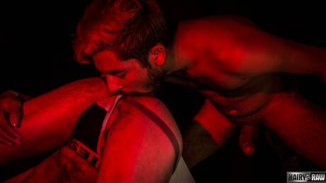 American superstud Alex Hawk and young Lucifer Angel in hard anal sex