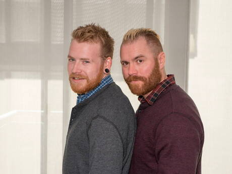 O lindo Chase Acland e o atraente Zack Acland transando depois do boquete