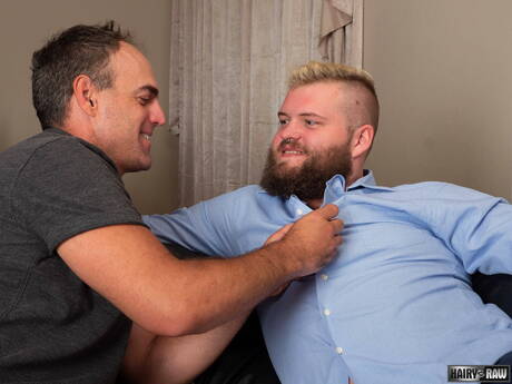 Two american boys muscular Lion Reed and otter Dino De Francesco fuck ass after blowjob