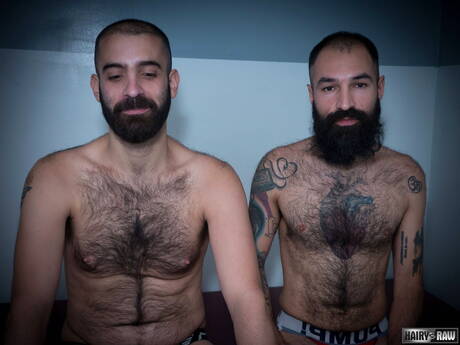 Der sinnliche Typ Aries Steele und sein schöner Kumpel Andrex Xandrex haben heißen Paarsex