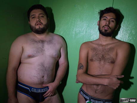 Superstud Lucifer Angel and american hot bear Alezgi Cage sucking and screwing each other