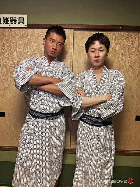 Sexy guy Wataru and sensual boy Reach fuck after dick sucking