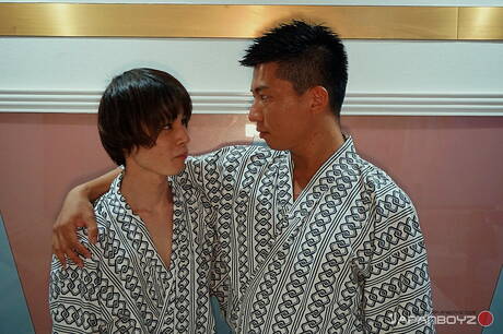 Hot boy Reach and sexy stud Kie make a love