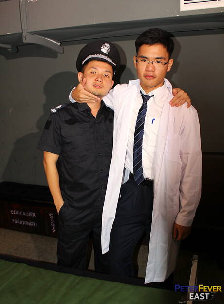 Hunk Blaze and tough guy Don fuck ass after sucking dick