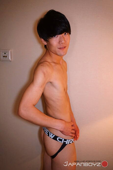 Asian hot twink Akira and beefy Kippei have a hot couple sex