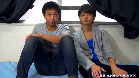 熱辣小鮮肉 Sen 和年輕小夥 Yuki 享受美妙的口交