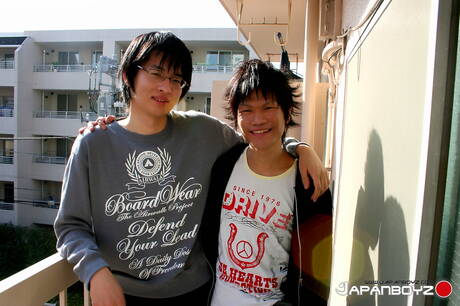 Masaru Sato, Yuu and Tsuyoshi in hot groupsex