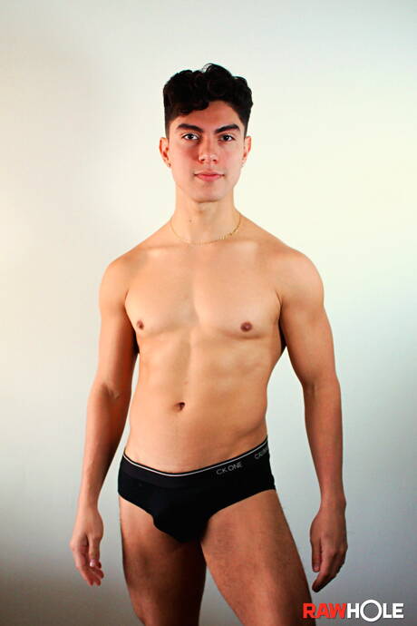 Raw Hole: Latin superstud Alfonso Osnaya and husky guy Axeloon have a hot couple sex