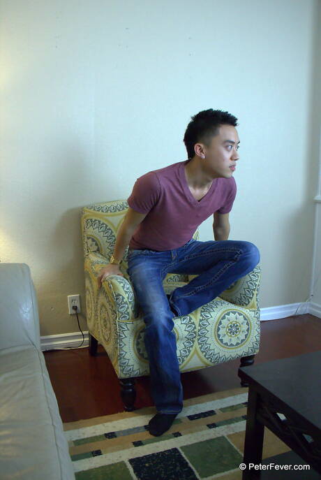 Oriental young dude Tex fuck after blowjob