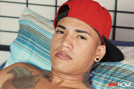 Latynoski, muskularny Ahman ssie kutasa