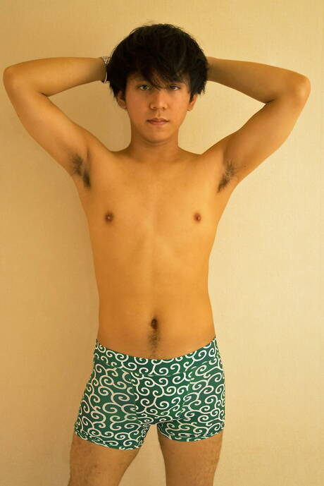 Asian hot twink Asuka playing with dick