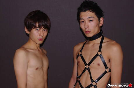 亞洲熱辣小鮮肉 Fuji 和東方年輕 Manabu 2 裸體擺造型