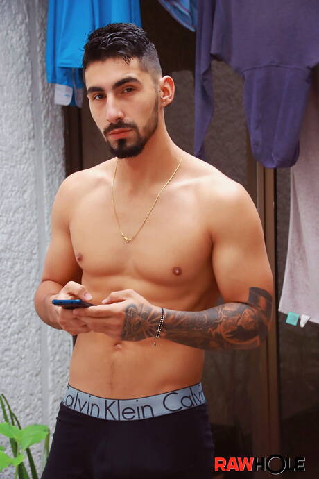 Beefcake Belus and hunky guy Julian banged each other