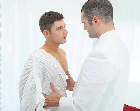 Słynni Amerykanie, siłacz Dex Devall i przystojny Kyler Drayke w gorącej akcji ruchania w tyłek