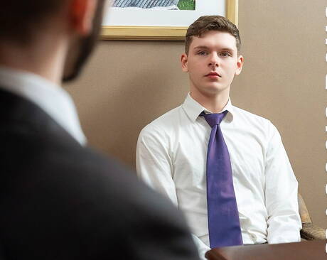 ホットなアメリカ人の美少年イーサン・テイトとカワウソのタッカー・バレットが熱い同性愛シーンに出演