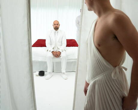 Horny guys Adam Snow, Chase Tyler and Kristopher Weston in hot 3some ass fuck action