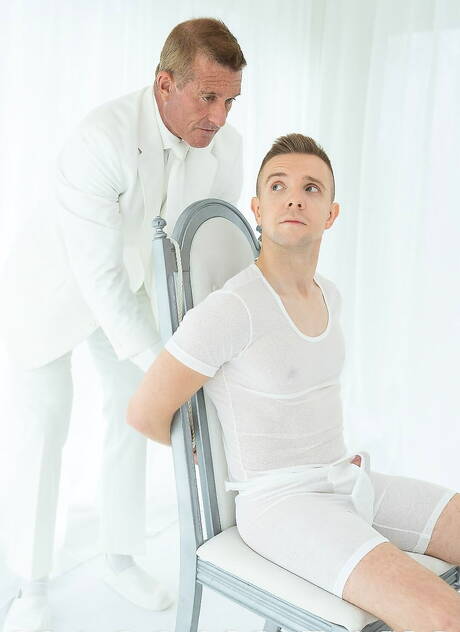 Masonic Boys: Hot american boys strongman Matthew Figata and twink Serg Shepard in handjob sex action