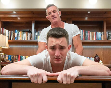 American pornstars strongman Chase Tyler and hunky guy Matthew Figata have a hot couple scene