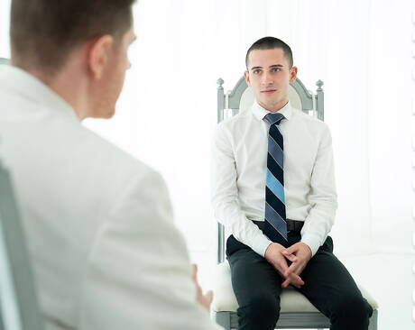 Masonic Boys: Os musculosos garotos americanos Legrand Wolf e o jovem Oliver James em cena de boquete