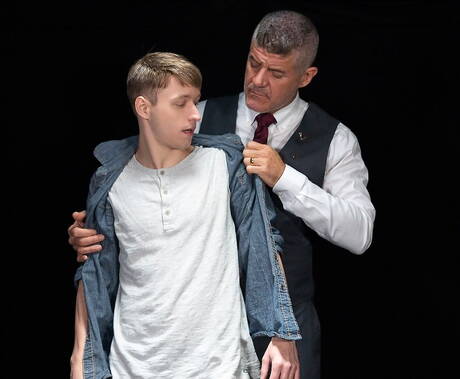 Boy For Sale: American stars mature bear Dillon Stone and young Noah White in hot homosexual action