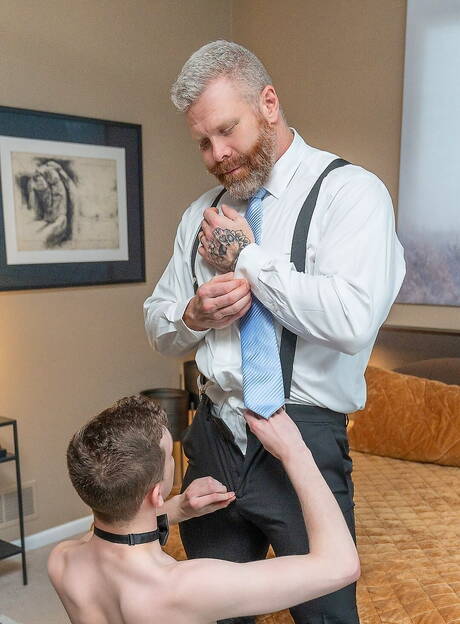 美國著名同志熊Cain Marko和帥哥Ethan Tate的火辣同性戀場景