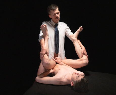 Americani sexy, il bel ragazzo Jonah Wheeler e il giovane Nathan James in un caldo sesso anale