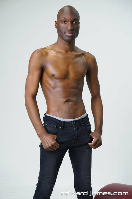 Hunky guy Black Mamba and ebony beefy Blaine Porter have a good anal sex