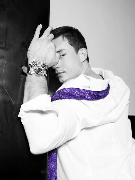 Randy Blue: Famous americans, muscular Andres Moreno and otter Kurtis Wolfe in hard anal sex in bath