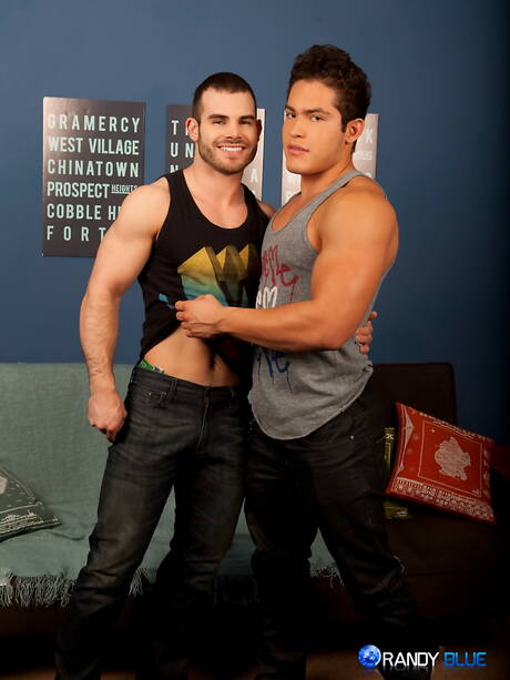 American otter Abele Place and  Louis Lee have a hot couple sex