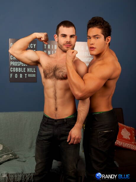 American otter Abele Place and  Louis Lee have a hot couple sex