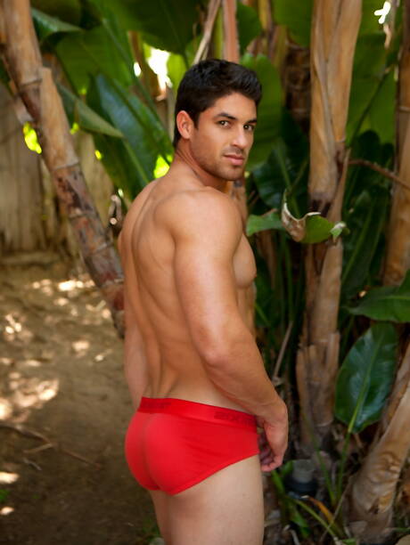 Randy Blue: Sexy americans, sexy stud Patrick Dunne and gorgeous dude Romeo Alfonso banged each other outdoor