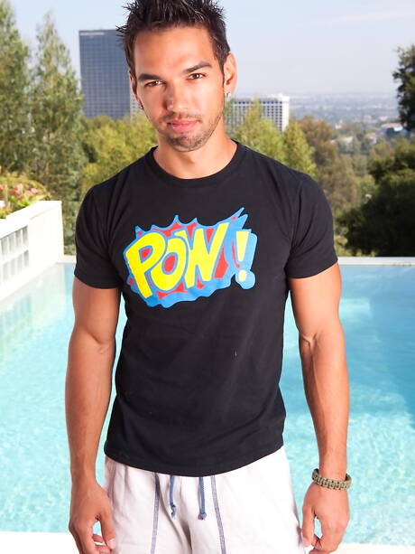 Knappe Amerikaanse jongens, de gespierde Jarrett Rex en de knappe Lucky Daniels hebben een hete koppelscène buiten