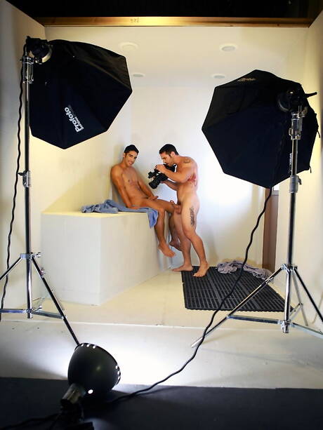 Famous americans, sexy guy Cayden Ross and hot dude Milo Sommers have a good oral sex