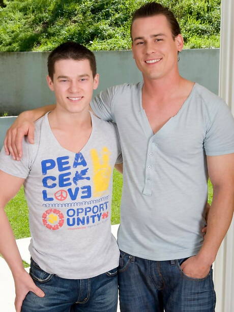 Randy Blue: Hot american boys stud Chad Hollon and muscular Chip Tanner in hot anal sex