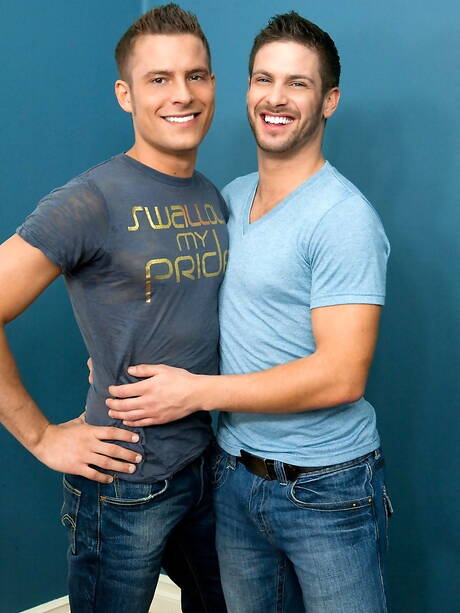 Randy Blue: El simpático chico estadounidense Dominic Brown y el musculoso Xander Scott tienen sexo anal