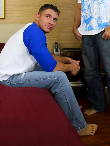 Nice american guys bull Richard Pierce and beefcake Ryan Rockford make a love