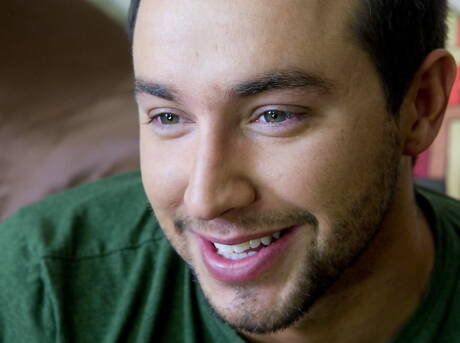 Hot american dudes hairy stud Alex Eden and muscular Cayden Ross have a hot couple sex