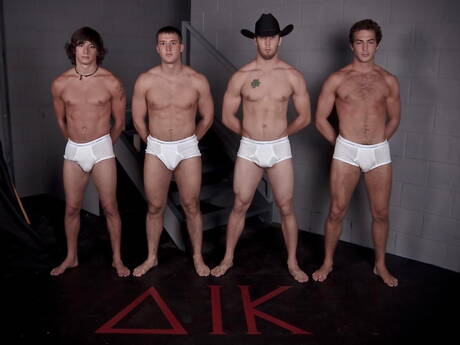 Randy Blue: Brandon Kent, Christian, Dustin Steele, Ethan, Mike West, Vincent, Xander in hot groupsex outdoor