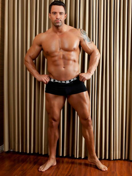 Bull Angel Diablo get naked and showing his ass