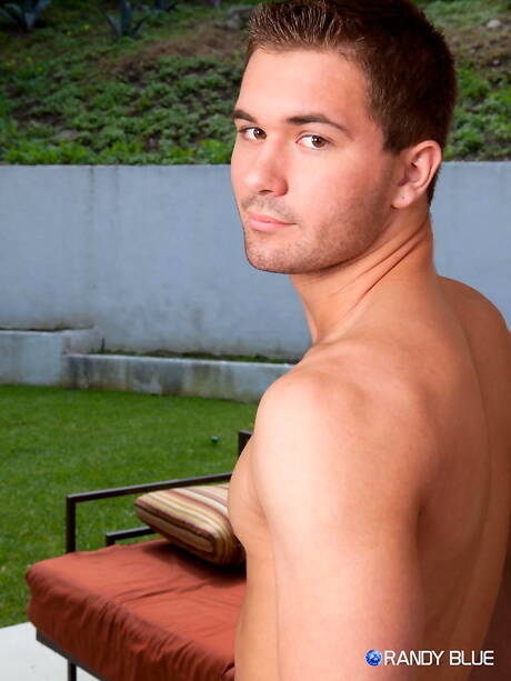 Chad Karzen and american beefcake Travis James have a hot couple scene outdoor