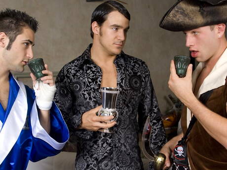 Randy Blue: Horny buddies Blake Riley, Cody Fallon and Chris Rockway banged each other