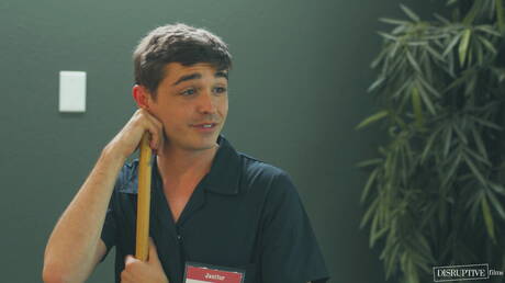 Disruptive Films: Sexy americans, stud Scott Finn and hot twink Grayson Lange in hot homosexual scene