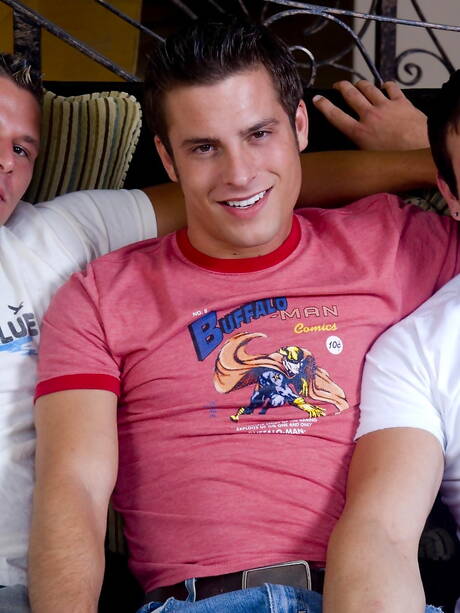 Kenny Cross, Rocky Houston, Spencer Reed, Xander have a good groupsex