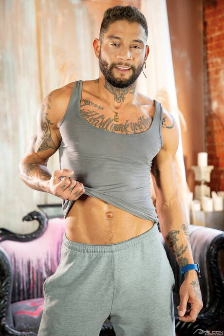 Der schwarze, attraktive Luka Phoenix und Andre Bedford haben heißen Analsex